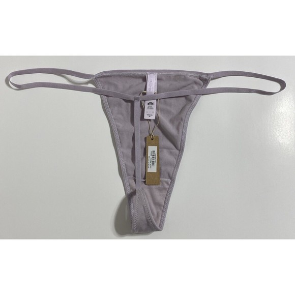 SKIMS Fits Everybody T-string Thong Women's 3X Iris Mica Purple G-string NEW - Picture 2 of 12